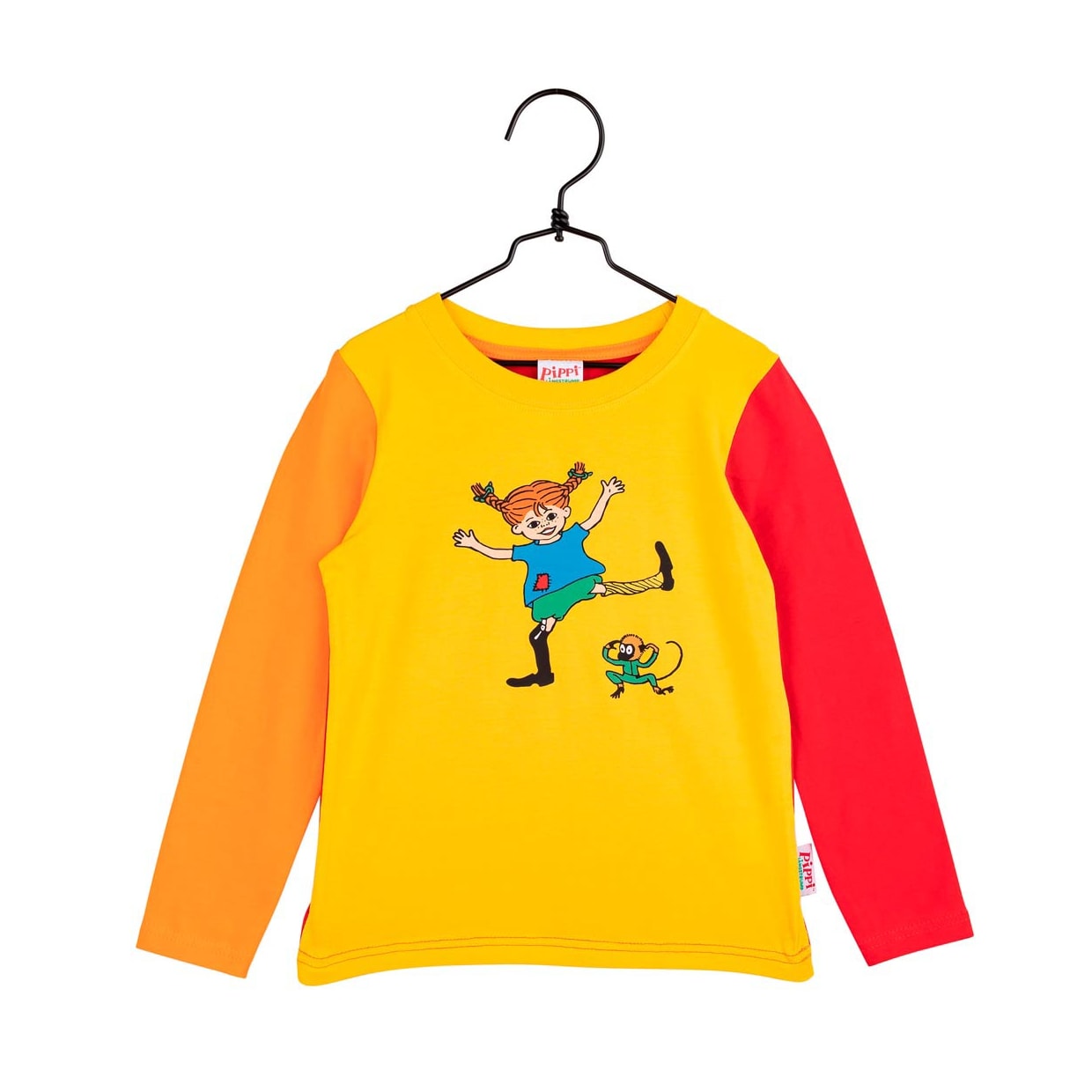 Pippi Longstocking Happy Pippi Shirt yellow Martinex